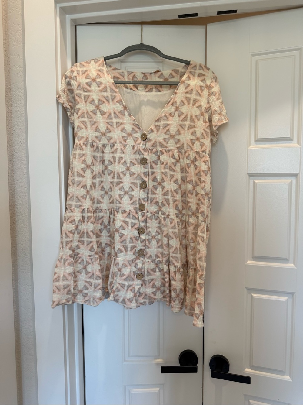 Linen shift dress